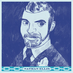 (image for) Nathan Ellis - Self Titled 7 inch (x Casket Lottery, Blue)